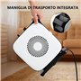 Midea Nty15-19Cae Chauffage soufflant basse consommation Ptc en céramique portable 1500 W énergiquement efficace avec thermostat