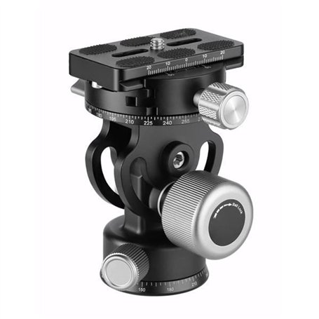 Leofoto - Tête de Monopode - Se Monte sur des plaques de trépieds de 48 mm de diamètre avec Une Connexion filetée 3/8" - Poids d