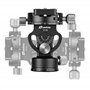 Leofoto - Tête de Monopode - Se Monte sur des plaques de trépieds de 48 mm de diamètre avec Une Connexion filetée 3/8" - Poids d