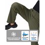 FREE SOLDIER Pantalon Ski d'hiver pour Hommes Pantalon de Chasse Imperméable Coupe-Vent Softshell Doublé de Polaire pour la Rand
