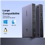 UGREEN KVM Switch HDMI USB C 4K 60Hz 2 Entrées 1 Sortie avec 4 Ports USB 3.0 3A1C 5Gbps Commutateur KVM Compatible avec MacBook 