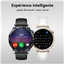 HUAWEI Watch GT 5 46mm Montre Connectée, Design aux Lignes épurées, Nouvelle expérience de Course à Pieds et de Cyclisme, Suivi 