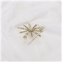 The Lord of the Tools 6pcs Broche Perle Cristal Fleur Épinglette Plume Épingle à Poitrine Badge Épingle à Vêtements pour Femmes 