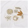 The Lord of the Tools 6pcs Broche Perle Cristal Fleur Épinglette Plume Épingle à Poitrine Badge Épingle à Vêtements pour Femmes 