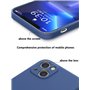 Topme Coque pour Realme GT2 / GT Neo2 / GT Neo 3T (6.62" inches) Etui Housse, Protecteur de Peau en Silicone TPU - Cyan Clair