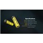 Piles Rechargeables Nitecore NT-NL1840HP 4000 mAh 3,6 V 18650