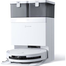 ECOVACS DEEBOT T50 OMNI - Aspirateur Robot Laveur avec Station - 15000Pa - Brosse latérale et serpilliere Extensibles - ZeroTang