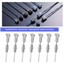 The Lord of the Tools 30pcs Mini Contacts ISO Sertissages Micro Minuterie Broches Mâles Connecteur Fiche Prise Adaptateur de Bro