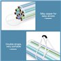 AiQInu Organisateur de Papier Cadeau, Sac de Rangement Papier Cadeau avec Poignée, Matière Pvc Transparente, Qualité Supérieure,