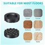 AiQInu 4 Pièces Tapis Anti Vibration Machine à Laver, Patin Machine à Laver Anti Vibration, Amortisseur pour Réduire Le Bruit et