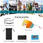 AiQInu Lunettes de Sport pour Hommes & Femmes, Lunette de Soleil Sport Polarisée, Protection UV, Lunettes de Soleil Légeres pour