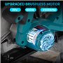 Sans brosse 1000W 4500RPM scie circulaire portative sans fil