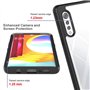 Étui Transparente Rigide PC et Souple TPU Housse Gel Silicone Bumper Case Antichoc