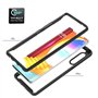 Liner Coque Compatible avec LG Velvet 5G/4G, Étui Transparente Rigide PC et Souple TPU Housse Gel Silicone Bumper Case Antichoc 