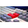 Clavier de gaming mécanique - CHERRY - XTRFY K4V2 RGB TKL RETRO - Éclairage RGB - Noir - MX2A Red