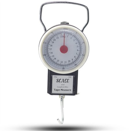Casoter Pèse-bagages de 22 kg avec mètre ruban de 1 m