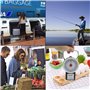 Casoter Pèse-bagages de 22 kg avec mètre ruban de 1 m, balance mécanique portable multifonction pour peser précisément les valis