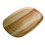 Wooden World - Plateau de service en bois de chêne - Plat de cuisine vintage en bois naturel - 26 cm