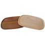 Wooden World - Plateau de service en bois de chêne - Plat de cuisine vintage en bois naturel - 26 cm