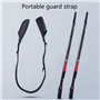 apughize Srtap Housse de protection de canne à pêche réglable Housse de protection pour canne à pêche Housse de protection en né