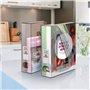 Acrimet Porte-Revues, Support Durable, Organisateur pour Dossiers pour Bureau (Plastique) (Couleur Transparent Cristal) (Lot de 