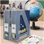 Acrimet Porte-Revues, Support Durable, Organisateur pour Dossiers pour Bureau (Plastique) (Couleur Transparent Cristal) (Lot de 
