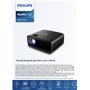Philips NeoPix 122 Mini-projecteur: Vrai HD 720p, Wi-FI Dual Band Screen Mirroring, système Audio 2.1 intégré