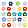 DIIOOMIEEU Pendentifs en résine teintée avec cinq fleurs creuses - Accessoires de bijoux pour boucles d'oreilles, bijoux artisan