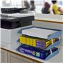 Acrimet Facility Bac à Courrier à 3 Niveaux/Charge Latérale A4, Organiseur de Bureau, en Plastique (Couleur Bleu)