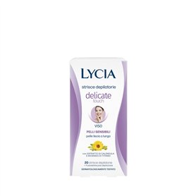 Lycia - Lot de 20 bandelettes d'épilation faciale au toucher délicat