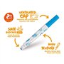 Carioca Marqueurs pour bébé 2+| Boîte premium avec poignée de 24 feutres super lavables et à grande couverture | Couleurs assort