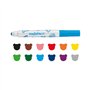 Carioca Marqueurs pour bébé 2+| Boîte premium avec poignée de 24 feutres super lavables et à grande couverture | Couleurs assort