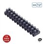 TBS-60A-25mm2. Noir. Barrette de 12 borniers