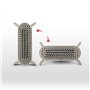 Radiateur soufflant - DELONGHI - Métal - 2000 W max - Position verticale et horizontale - Silencieux (43 dB)