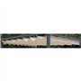 KOEM Top toile de rechange de couverture ; polyester écru ; pour pergola 3 x 4 m ; version 2017 (Pergola 3 x 4 Ecru)