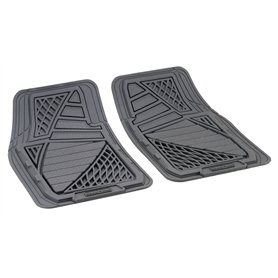 GoodYear 77098 77098: 2 Tapis de Sol Avant Haute qualité pour Voiture en Caoutchouc Anthracite - Taille Universelle