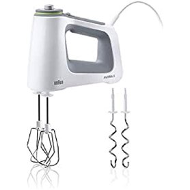 Braun HM5100WH Batteur avec Fouet/Pétrin amovibles Blanc/Gris 0
