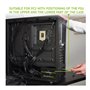 Tecnoware Alimentation Free Silent Pro 550 pour PC Avancés avec Carte Graphique NVIDIA GeForce GTX - RTX, Ventilateur Silencieux