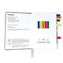 MITAMA Agenda noir – Planner quotidien – 12 mois 2024 – 366 pages + 66 contenus supplémentaires – Poche intérieure + crayon coor