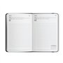 MITAMA Agenda noir – Planner quotidien – 12 mois 2024 – 366 pages + 66 contenus supplémentaires – Poche intérieure + crayon coor
