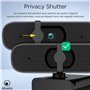 Atlantis Webcam 2K, 5 Mpixel 2560x1944/30fps et Full HD, autofocus, Double Microphone omnidirectionnel, Balance des Blancs, Angl