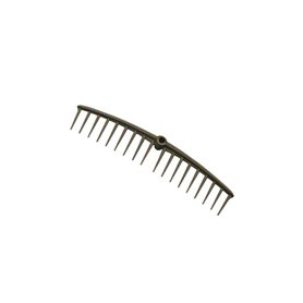 Stea 001 Râteau 18 dents sans manche Marron