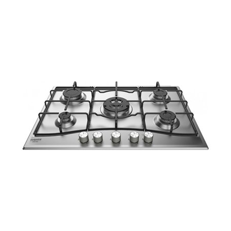 Plaque gaz Hotpoint Ariston PCN752TIXHA - 5 foyers