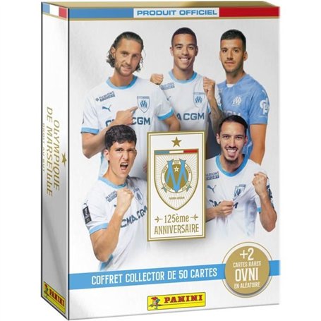 Coffret collector - PANINI - 125 ans OM - 50 cartes