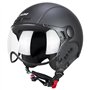 CGM EBI Casque de Ski Unisexe pour Adulte, Noir Mat, XXL (61 cm)