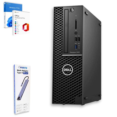 Dell PC complet bureau professionnel i9 9900 jusqu'à 5 GHz -32 Go de RAM 1 Tera SSD - Usb-c - Doking station 10 en 1 Win 11 Pro