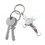 Leddy Living Porte-clés INRI crucifié de Jésus-Christ - Pendentif religieux en métal pour clés, sac à dos et voiture - Symbole d