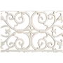 Biscottini Paillasson en Fonte Grande L58,5 x PR34,5 x H1.5 – Paillasson d'entrée Maison Blanc Antique – Paillasson en Fonte Ext