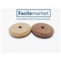 MCM Service Paire de meules moulinets pour affleurer lame Ø45-8-6 mm GCG/ Ø45-8-6 mm FCG Idéal pour trancheuses RGV Made in Ital