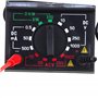 Multimètre analogique portable Mini testeur avec embouts - Voltmètre Ampèremètre Ohmmètre AC/DC 1000V - Outil manuel pour amateu